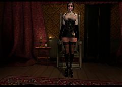 Citor3 femdom latex JOI game